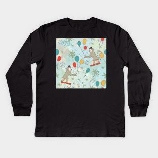 Clowns Kids Long Sleeve T-Shirt